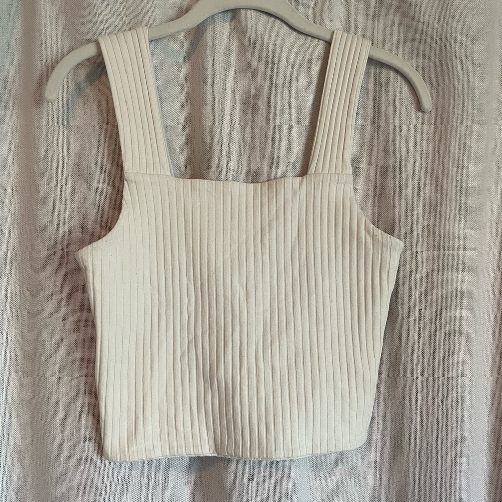 American Eagle Size M Ribbed Tank Top